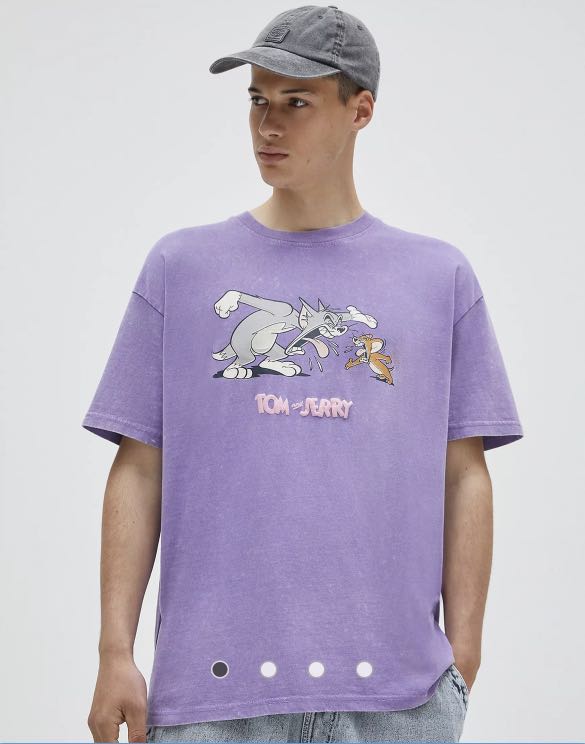 pull and bear tom and jerry t shirt