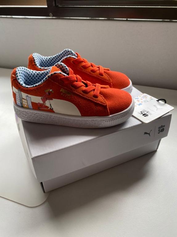 Puma Shoes Suede Sesame Street 50 UK 7 EUR 24 US 8C Babies Kids