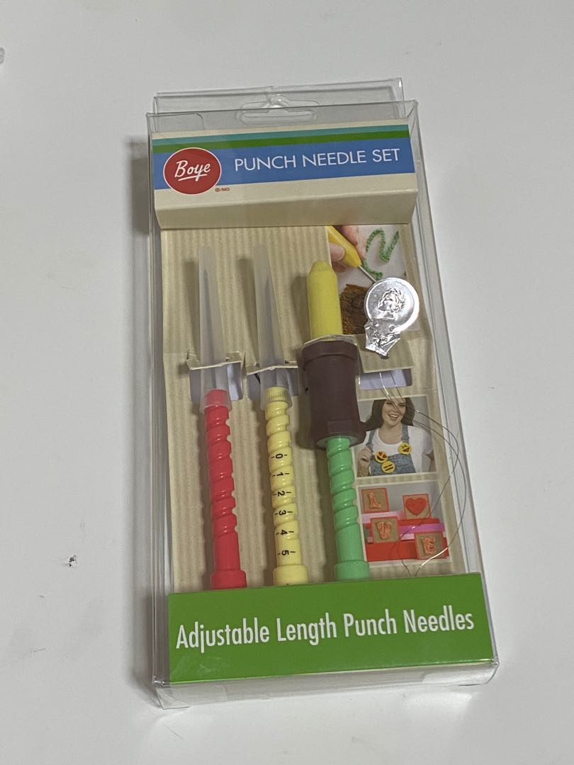  Boye Adjustable Length Punch Needle Embroidery Set