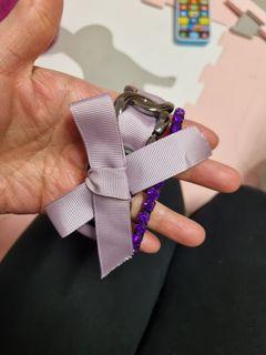 Purple bracelets