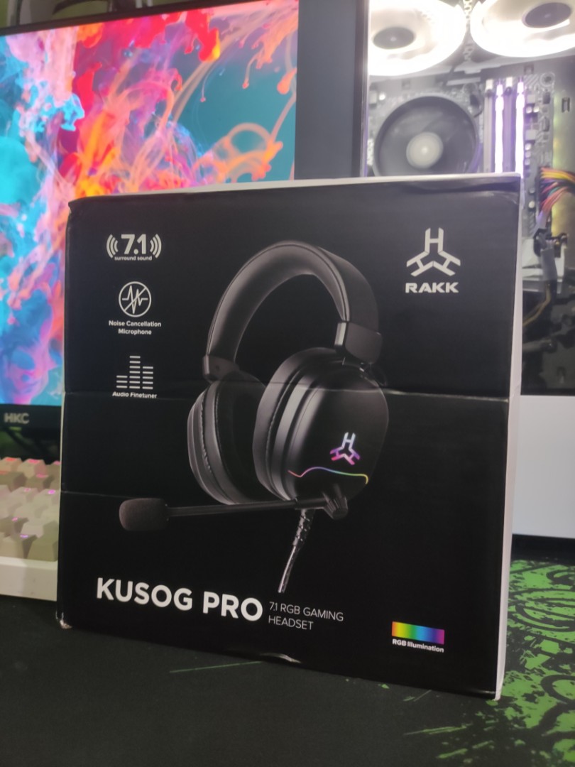 RAKK Kusog Pro 7.1 RGB Gaming Headset