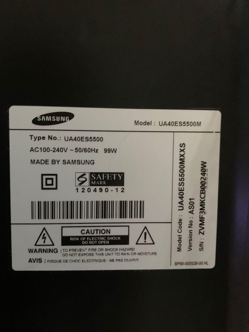 Samsung SMART Series 5 Slim LED TV 40”, TV & Home Appliances, TV ...