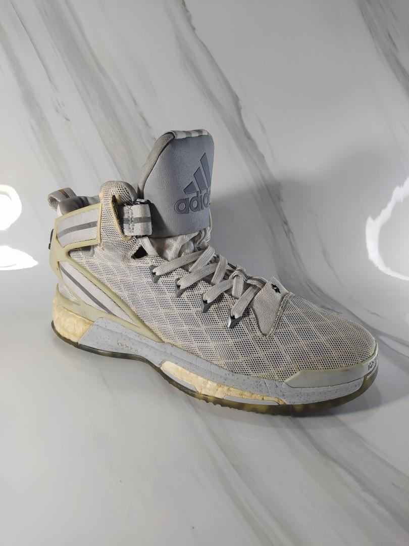 Sepatu Adidas D Rose White Sepatu Basket Adidas Drose 6, Fesyen - Main Image