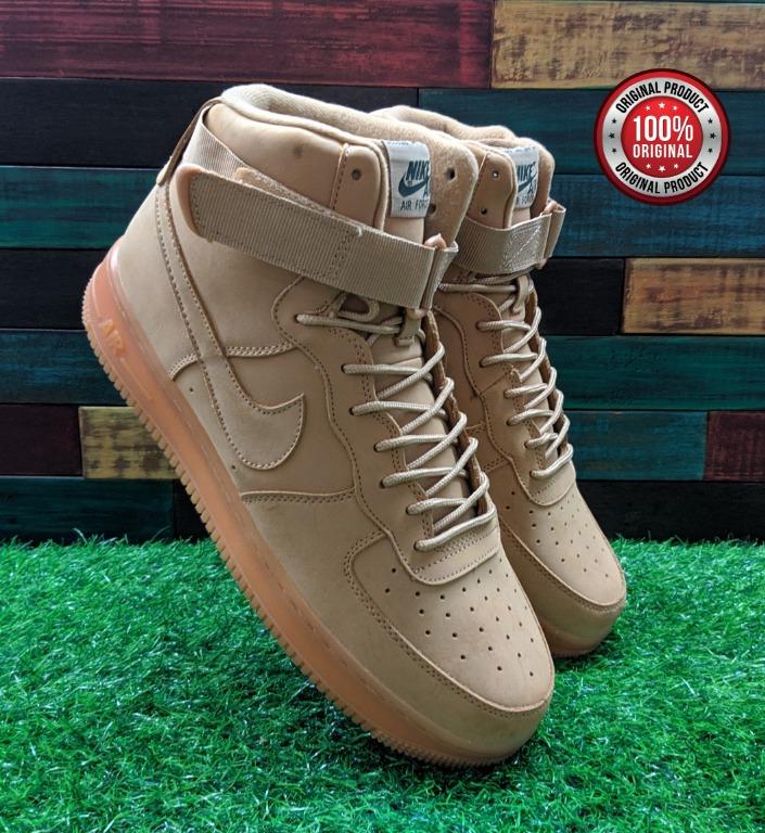  Nike Mens Air Force 1 High '07 LV8 WB 882096 200 Flax - Size  13