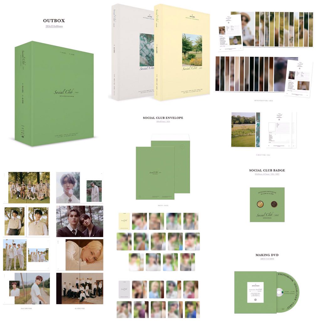 seventeen photo book