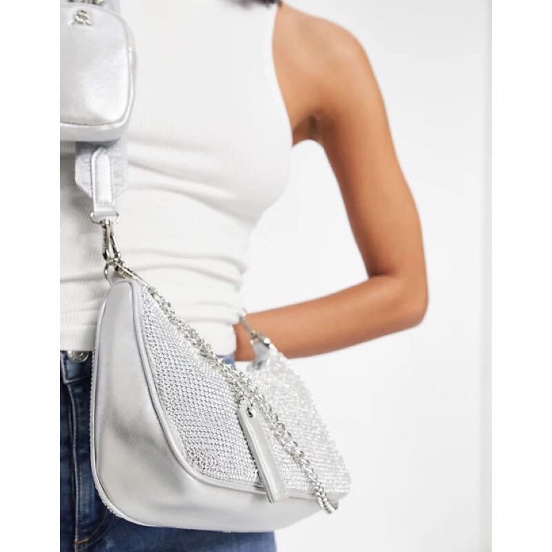 Steve Madden rhinestone bag, Women's 