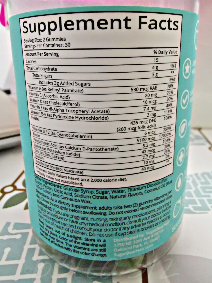Sugarbear Hair Vitamins, Beauty & Personal Care, Hair on ...