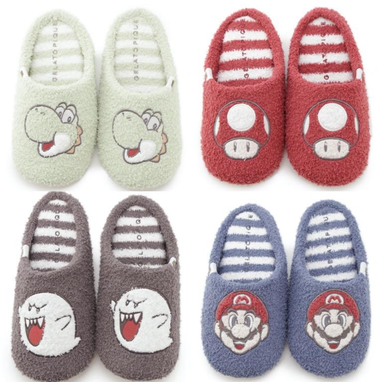 Super Mario X Gelato Pique Room Shoes 居家拖鞋 男裝 預購 Carousell