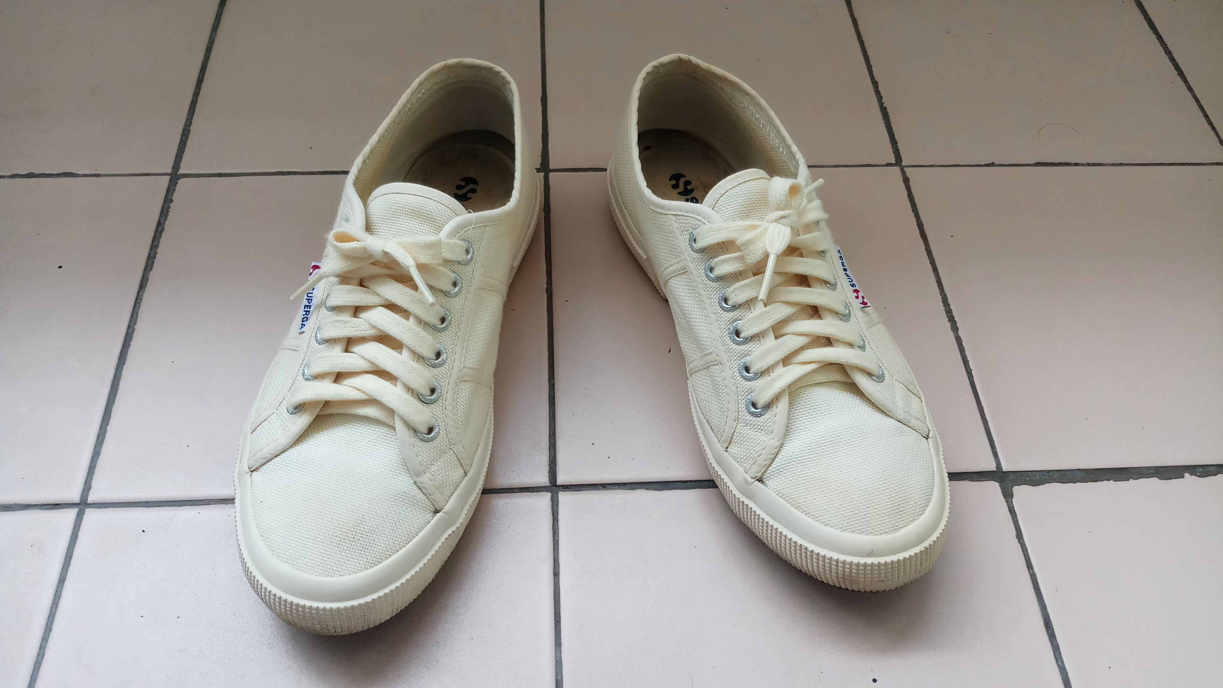 Superga top cream color