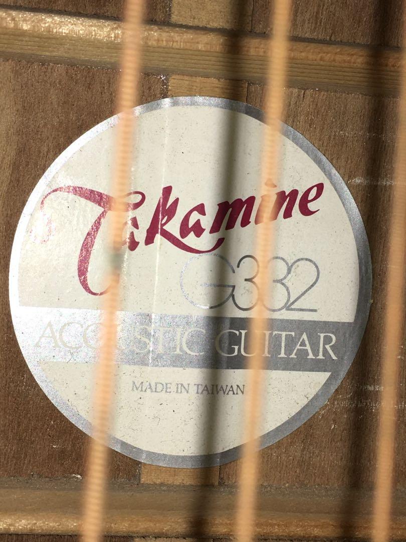 Takamine g332 shop acoustic guitar