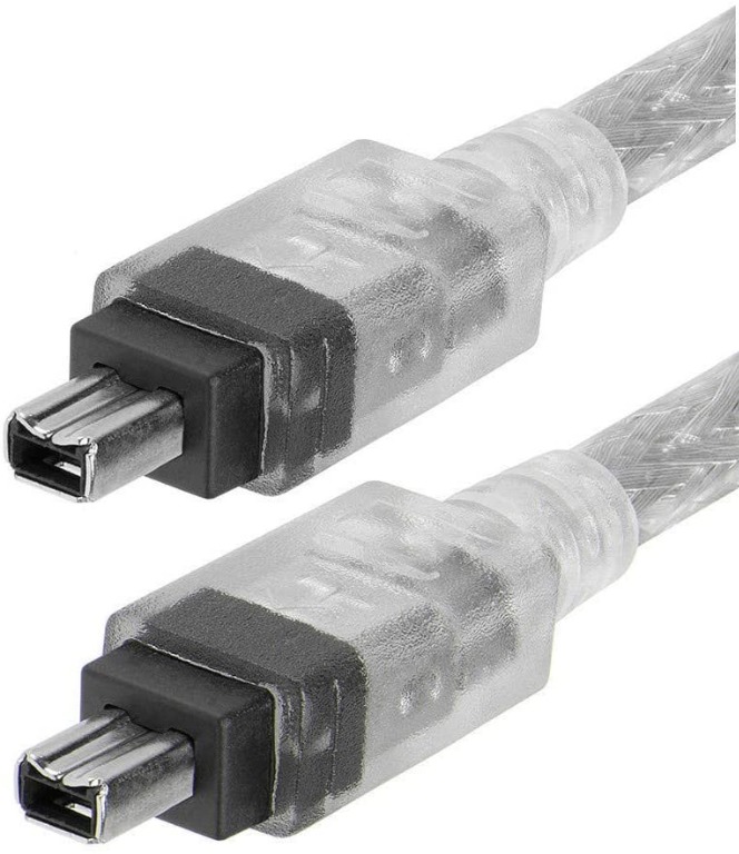 Fire Wire carries 5 FT 1.5m IEEE 1394 FireWire iLink DV 6 Pin to 4Pin Cable 