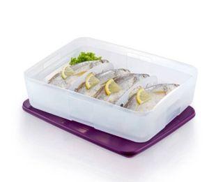 TUPPERWARE FREEZERMATE LARGE II 3.1L 1pcs/Tray 1pcs/Divider 2pcs (Dark Purple)