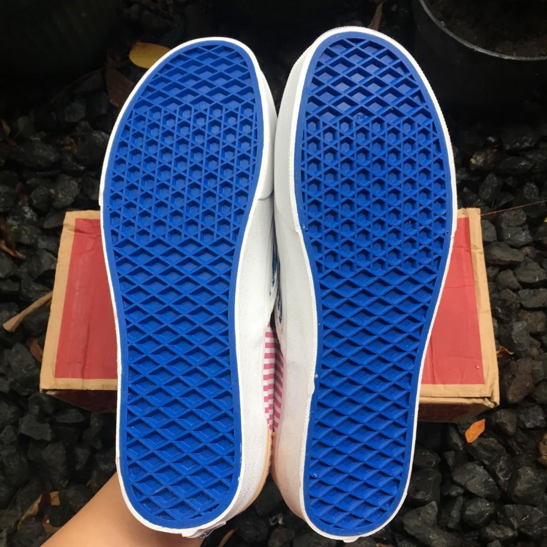 Vans deck club slip on hot sale mix stripes
