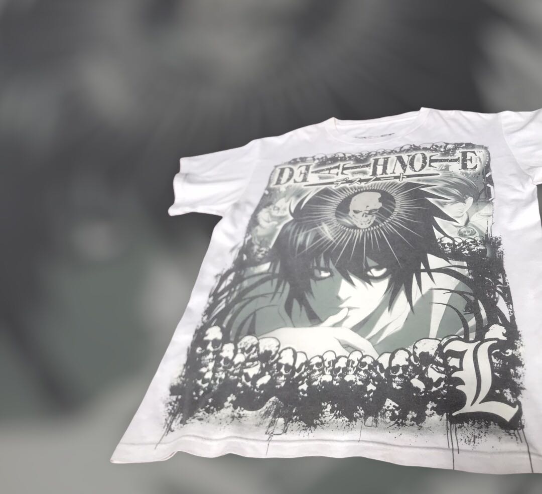 Vintage 00’s Death Note “L” Anime Promo Tee, Men's Fashion, Tops & Sets ...