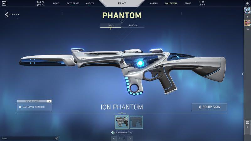 Wtt Wts Ion Phantom Valorant Account Video Gaming Gaming Accessories In Game Products On Carousell