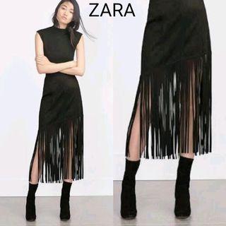 Zara fringe skirt