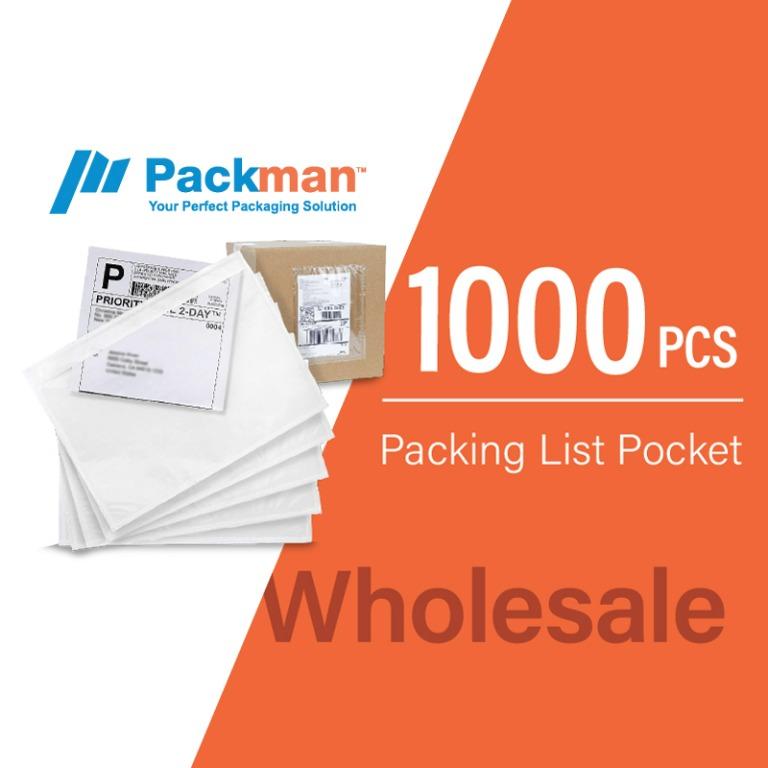 100PC Packing List Envelope / Adhesive Consignment Note / Pocket Pouch