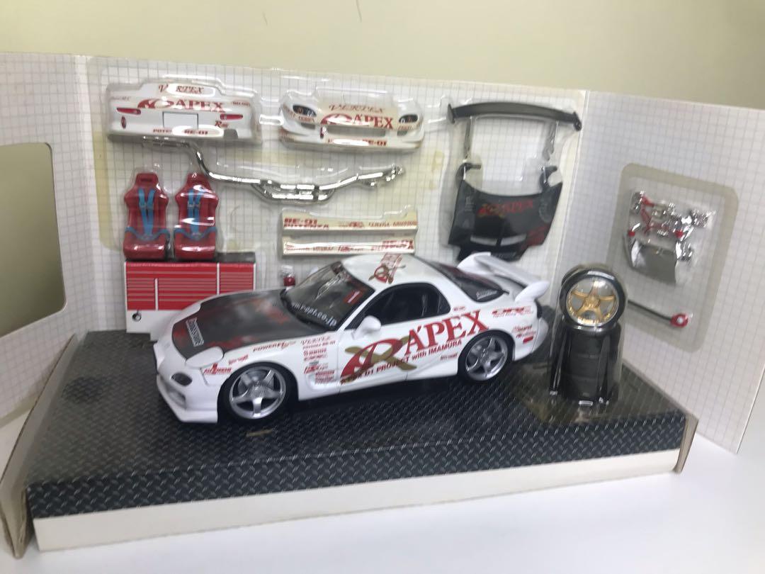 絕版1 24 D1 漂移今村陽一專用車rx7合金可自行改裝購自東京 興趣及遊戲 玩具 遊戲類 Carousell