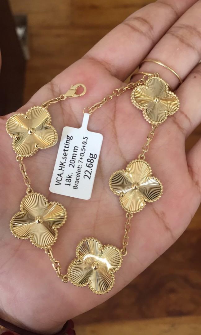 Vca 2025 bracelet gold