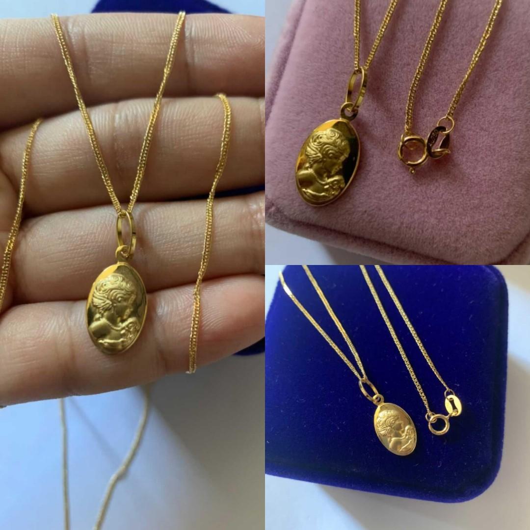 18K Cadena Chain Necklace Saudi Gold, Women's Fashion, Jewelry &  Organizers, Necklaces on Carousell
