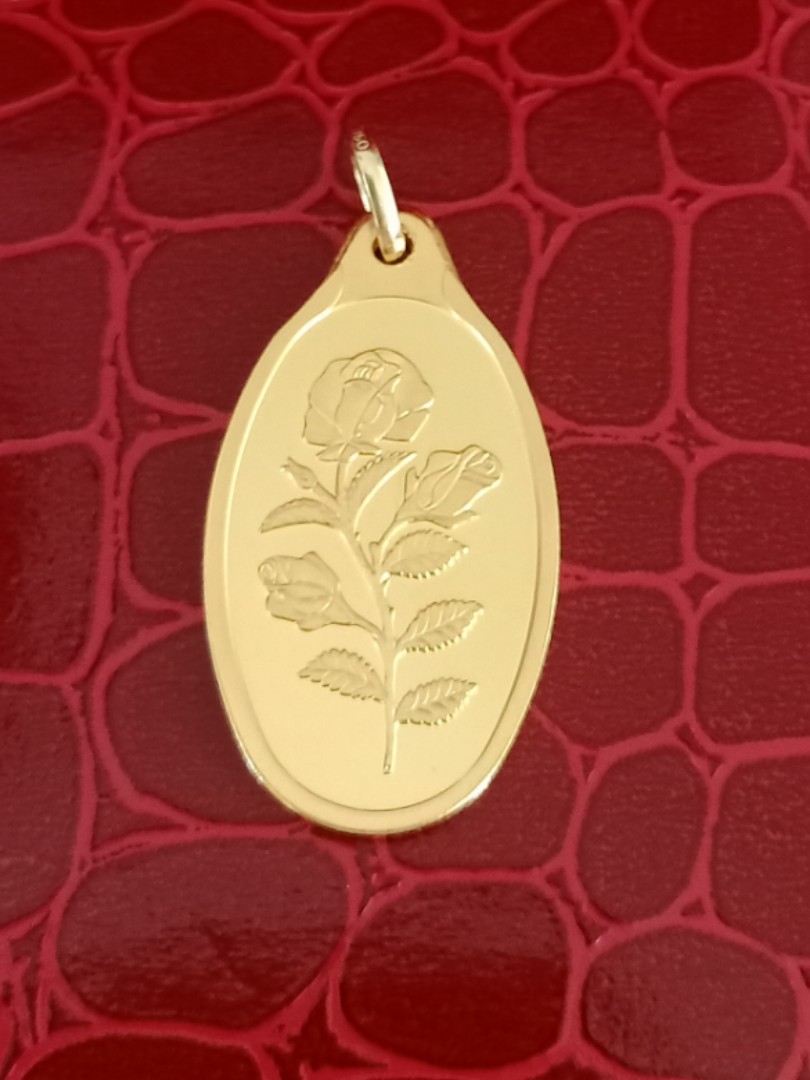 999 Gold pendant 10 gram, Women's 