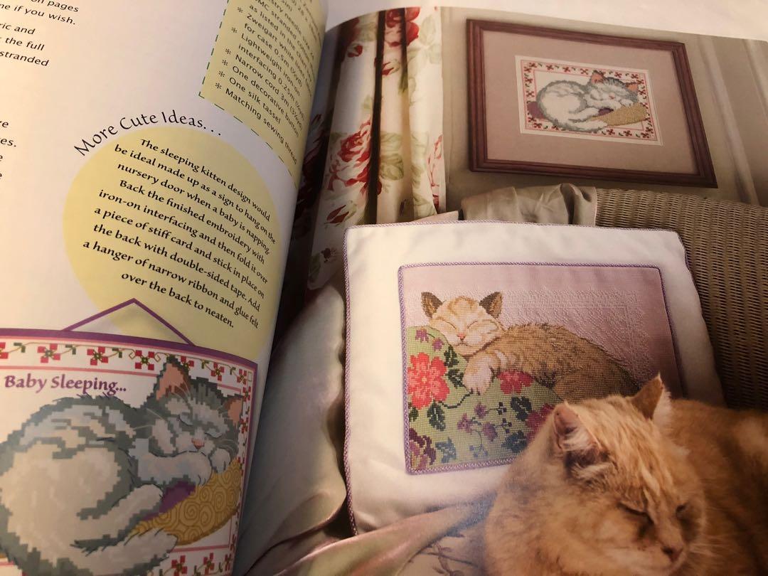 正版 絕版 購自美國 David & Charles Cross Stitch Cuties 十字繡書, 興趣及遊戲, 手作＆自家設計, 工藝