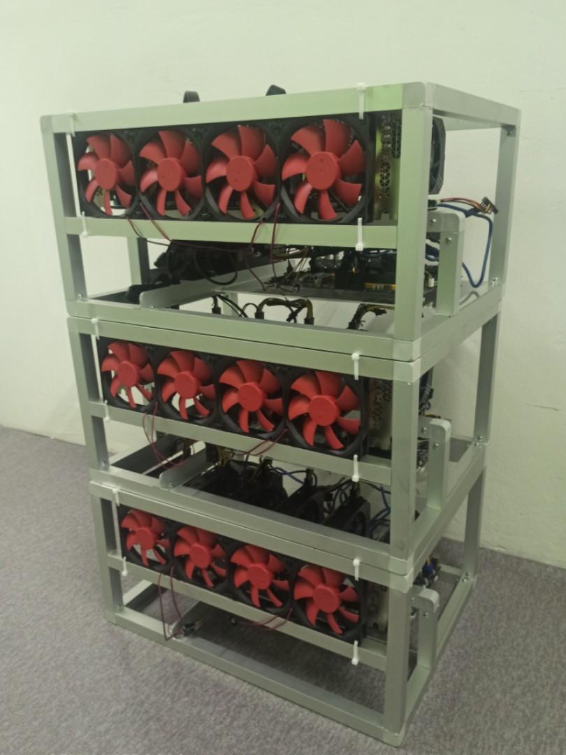Mining RIG 6 GPU Eth Casing Portable Design, Computers & Tech, Parts ...