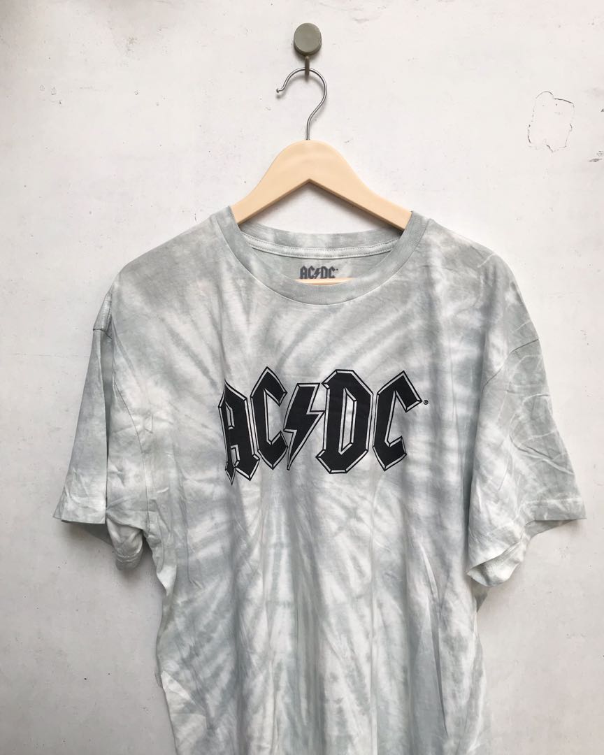 Acdc tie dye shirt, Men's Fashion, Tops 