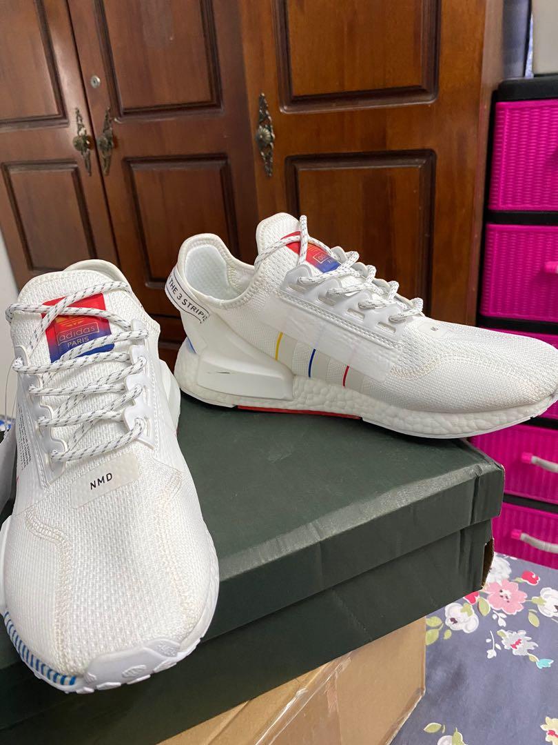 Adidas NMD R1 V2 Olympic White 2020, Men's Fashion, Footwear, Sneakers on  Carousell