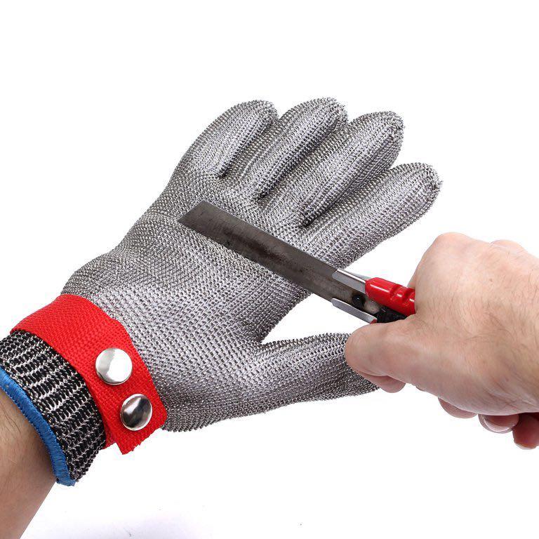 Anti-cutting Gloves,2PCS Safety Cut Proof Stab Resistant Stainless