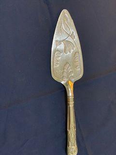 Antique Silver Wedding Cake Knife
