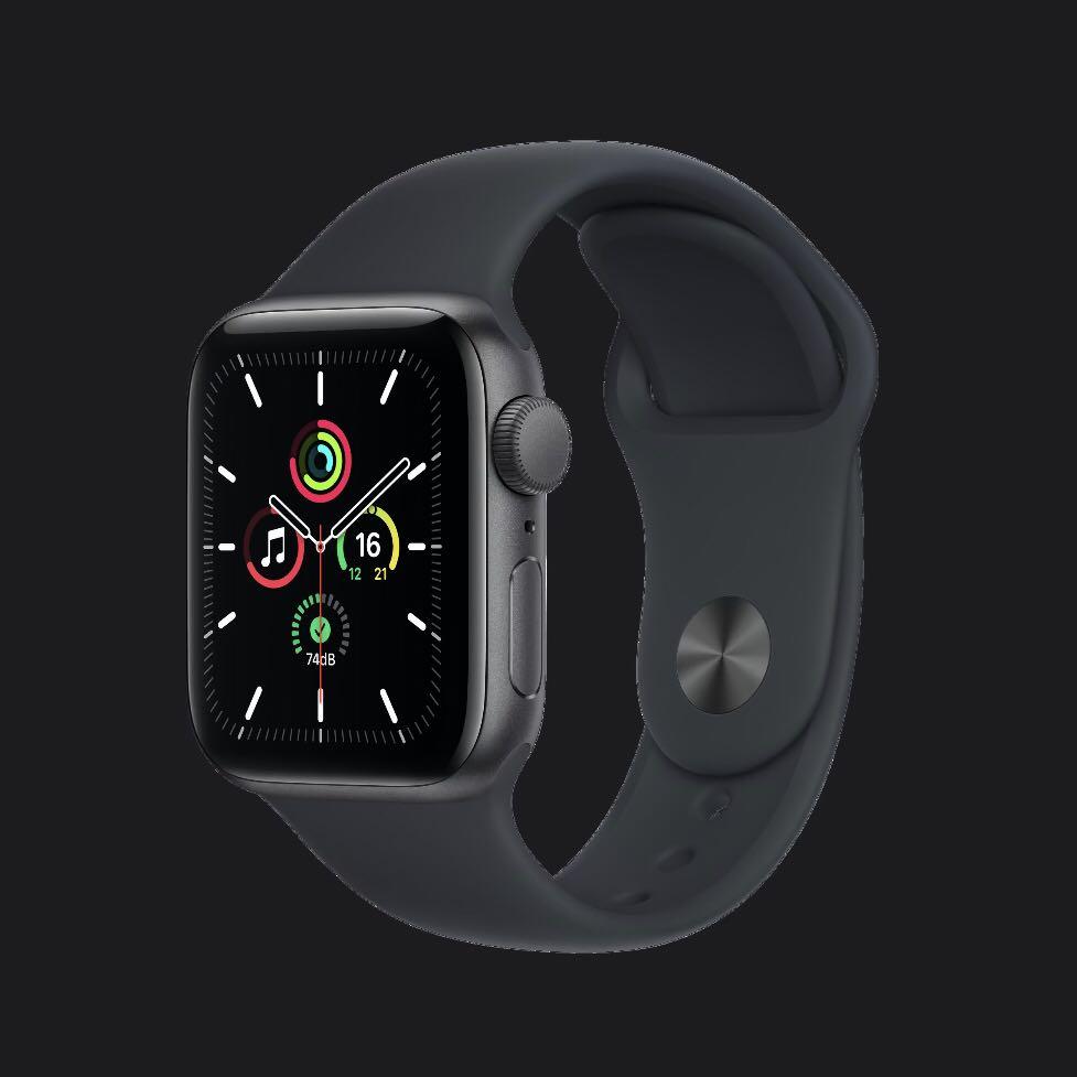 アルミニウ】 Apple Watch SE スペースグレイ アルミニウムケースと