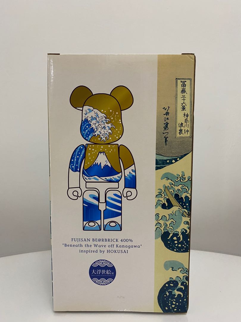 Bearbrick 富士山富嶽三十六景神奈川沖浪裏400%, 興趣及遊戲, 玩具