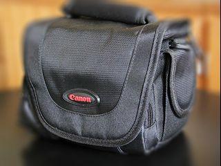 Brand new black Canon bag for compact/video camera