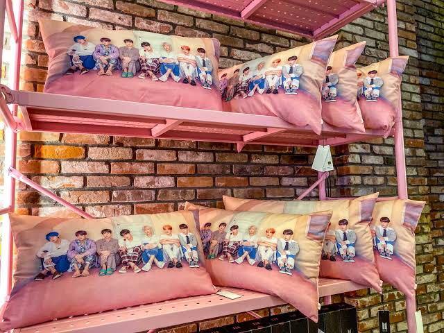 BTS Pop up: House of BTS HOME bwl pillow cushion, Hobbies & Toys ...