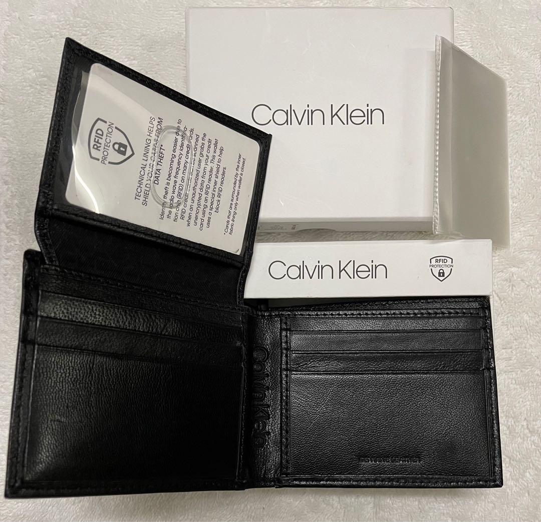Calvin klein genuine leather deals