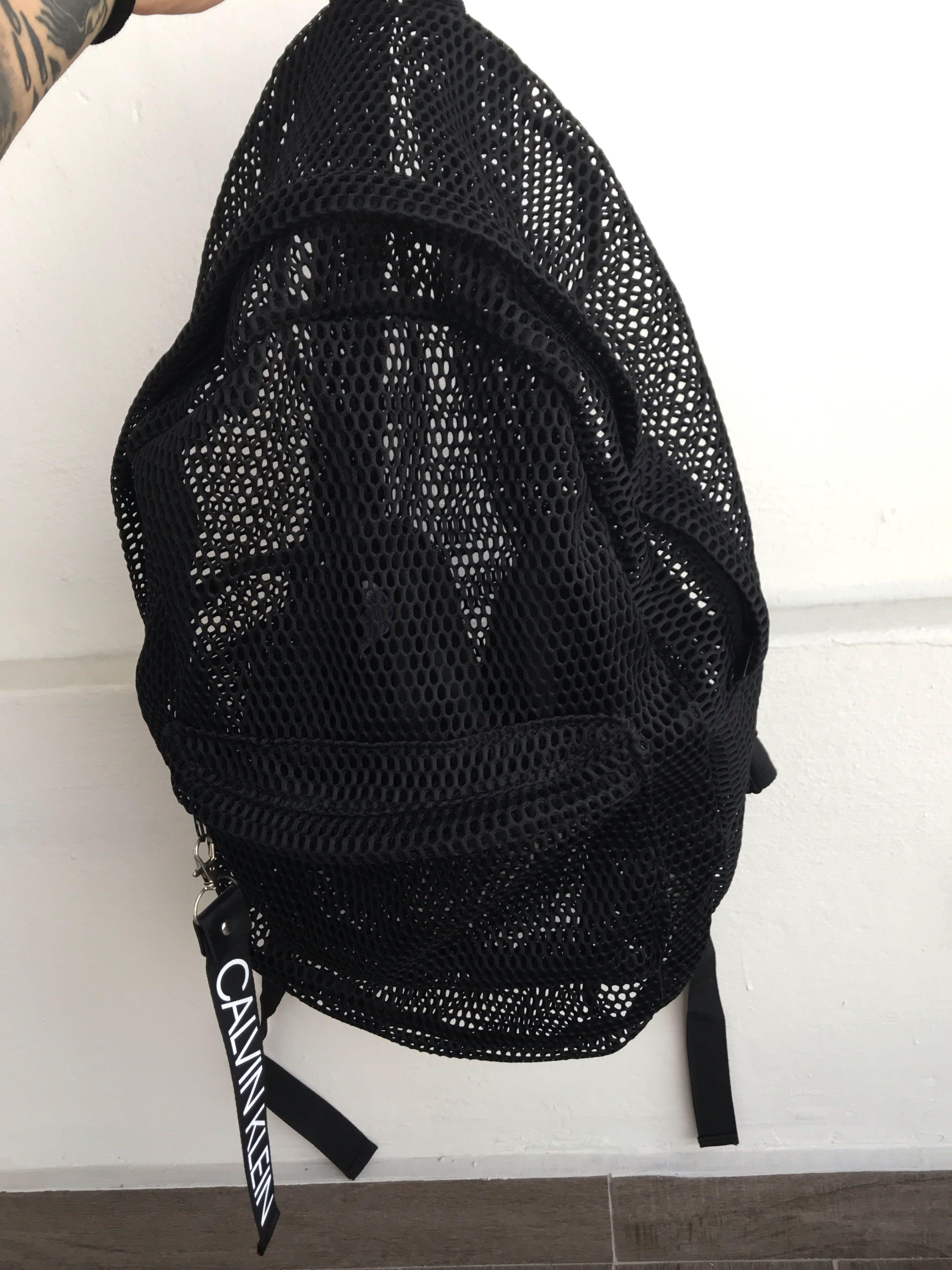 Calvin klein mesh beach bag outlet