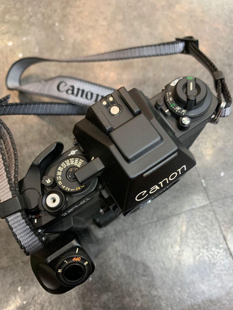 Canon New F-1 F1 with AE finder and AE power winder FN, 攝影器材