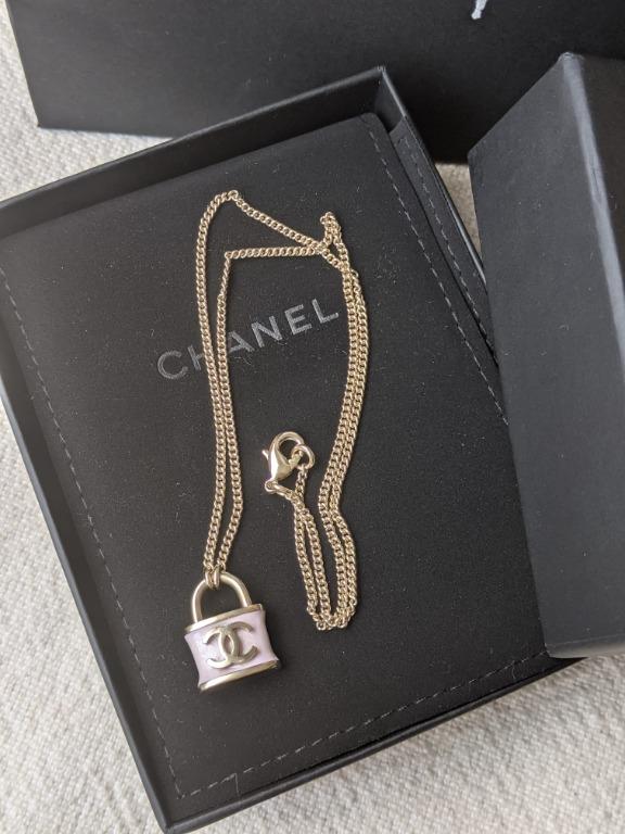 Chanel lock new arrivals necklace 2018