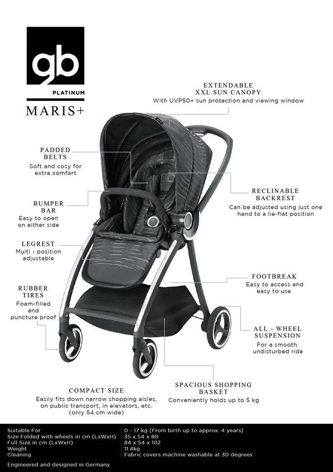 Gb maris deals plus stroller