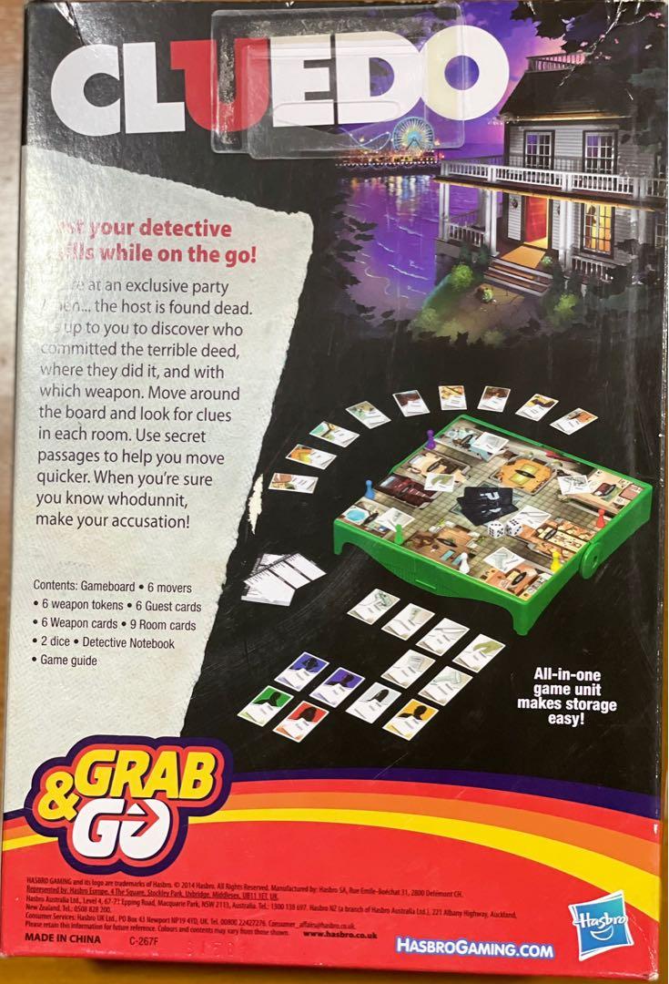 Cluedo Hasbro Gaming, Hobbies & Toys, Toys & Games on Carousell