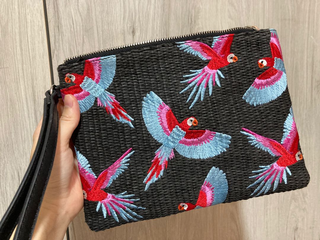 cute black clutch