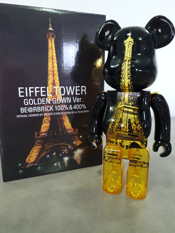 人気商品 BE@RBRICK EIFFEL TOWER GOLDEN GOWN Ver. 400% ベアブリック ...