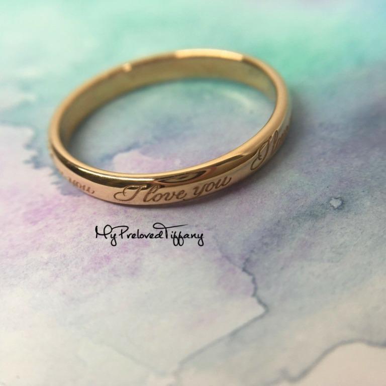 Tiffany i shop love you ring