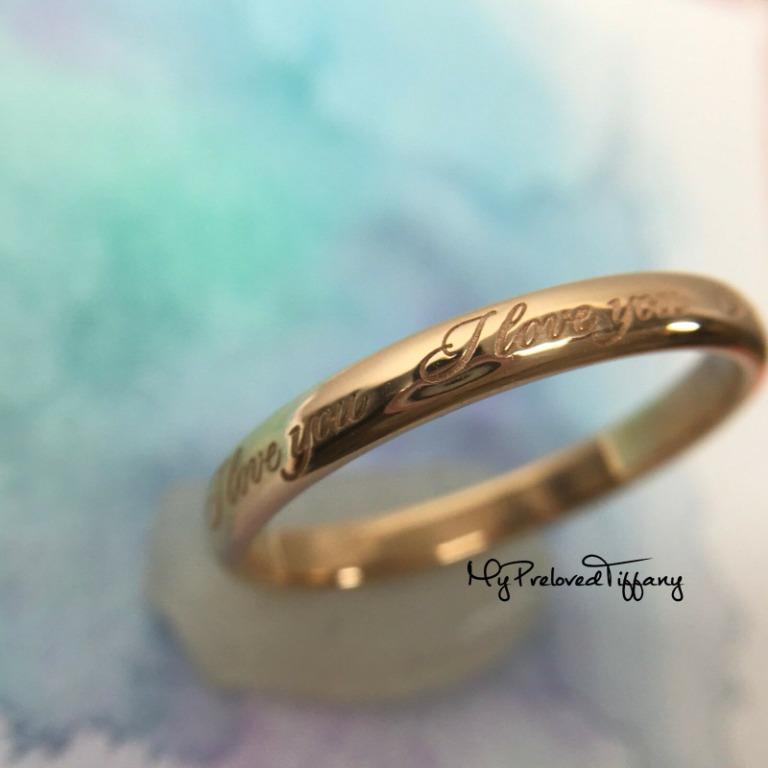Tiffany love notes ring sale