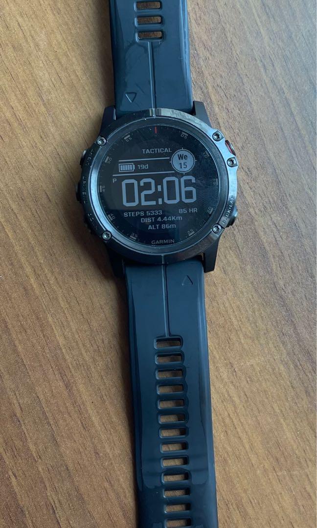 Fenix 5X Plus DLC Carbon Gray 51mm Mobile Phones Gadgets
