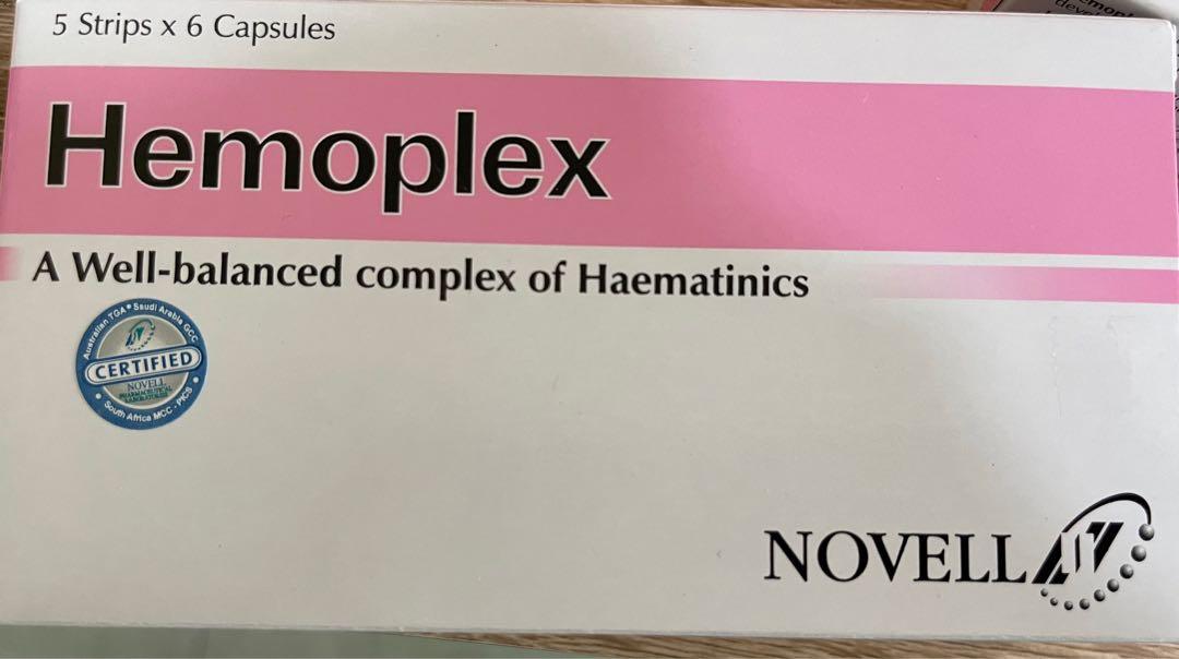 Hemoplex capsules, Health & Nutrition, Medical Supplies & Tools on ...