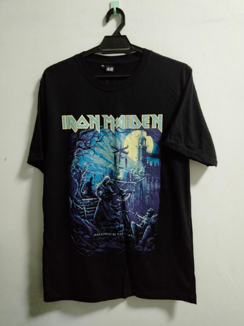 H M IRON MAIDEN TEE Men s Fashion Tops Sets Tshirts Polo