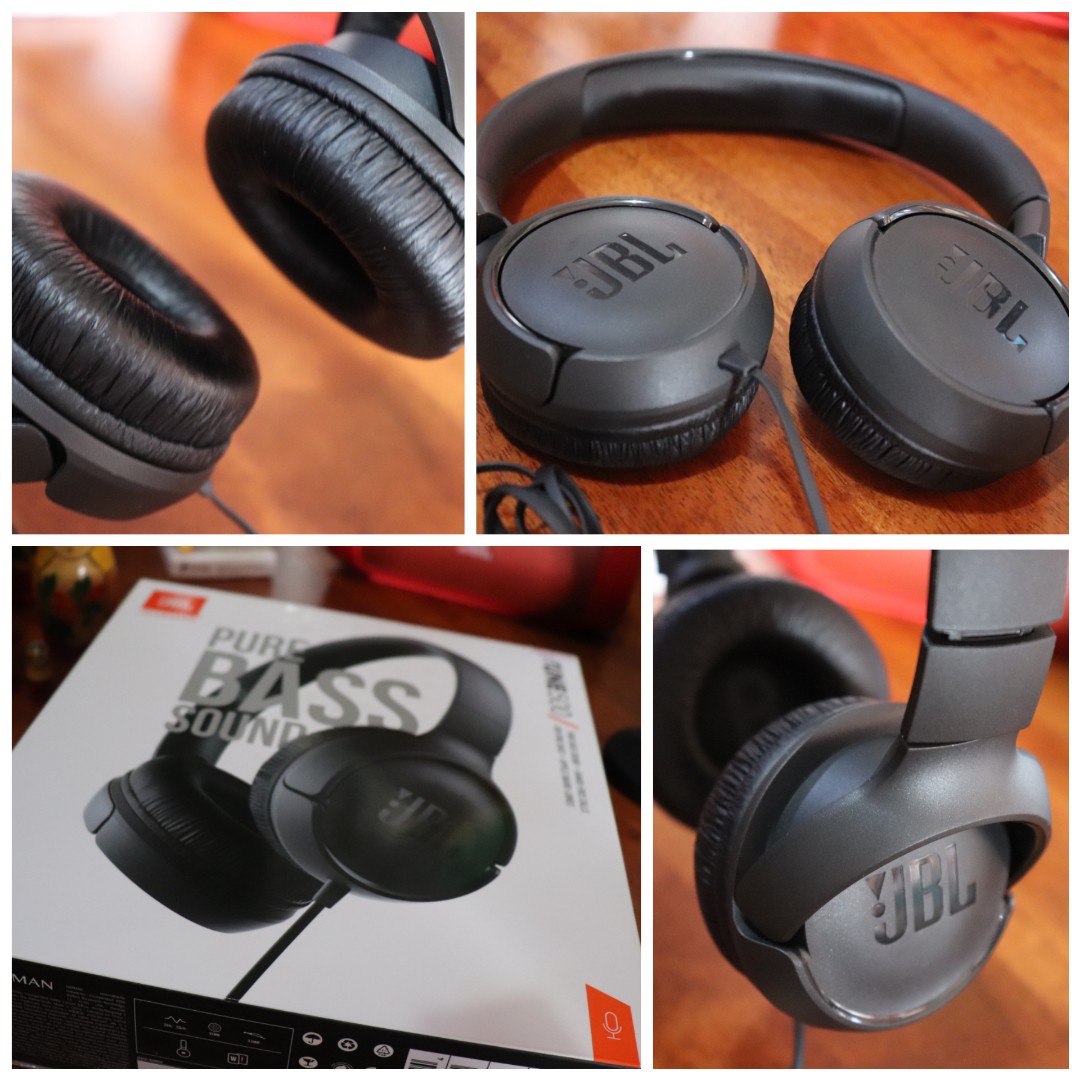 JBL TUNE 500 Wired OnEar Headphones Black original, Audio