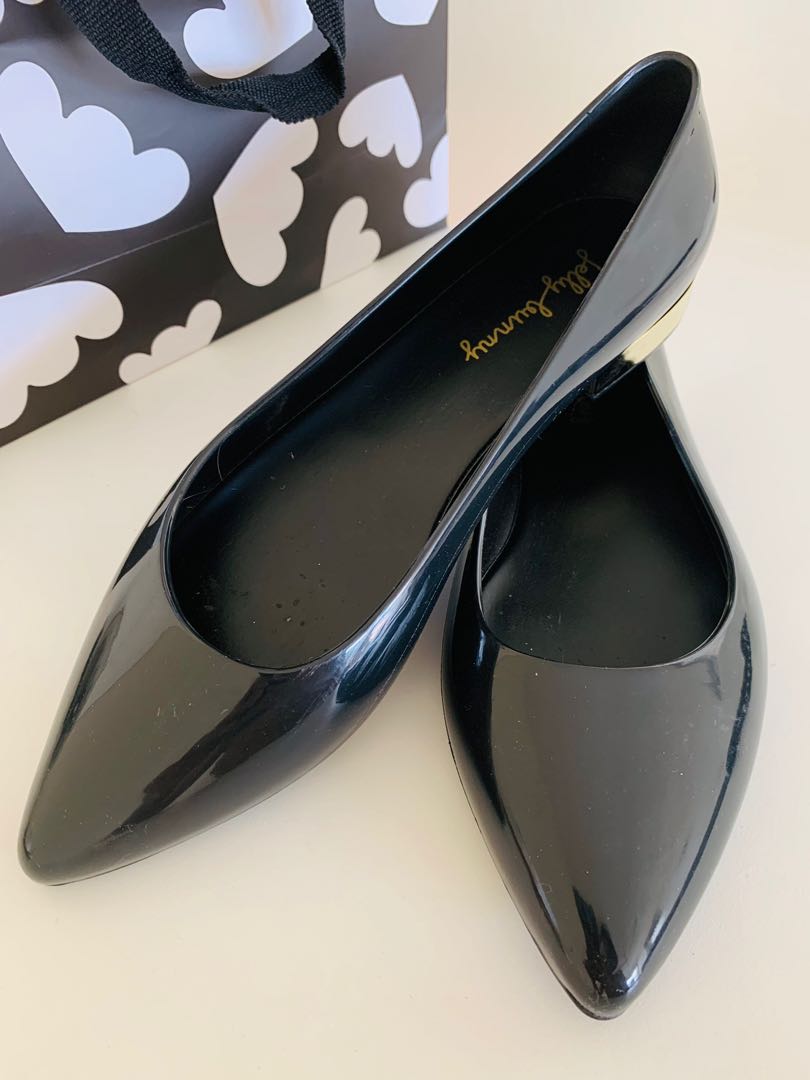 Jelly Bunny pointed flat shoes